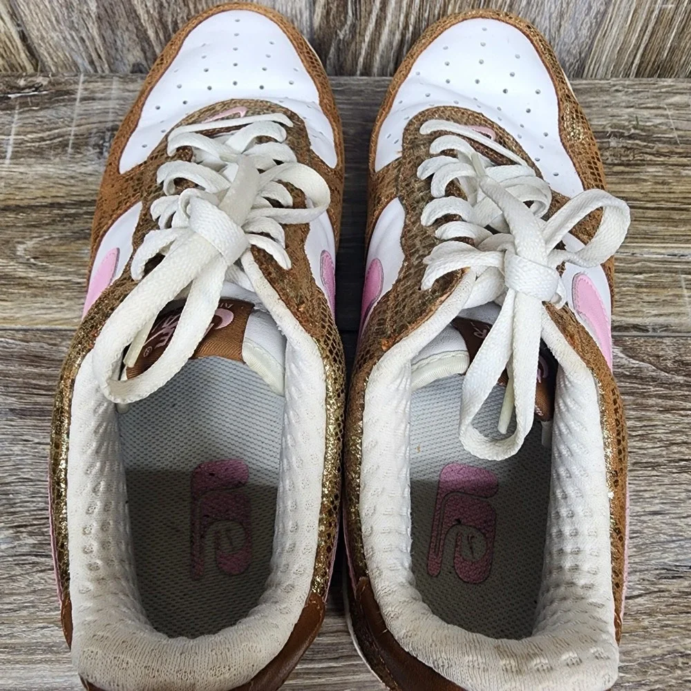 Women's‎ Vintage 2006 Nike Air Force 1 Low Premium Snakeskin 309439-262 sz 10 - Picture 8 of 9